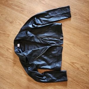 Girls XL faux leather jacket